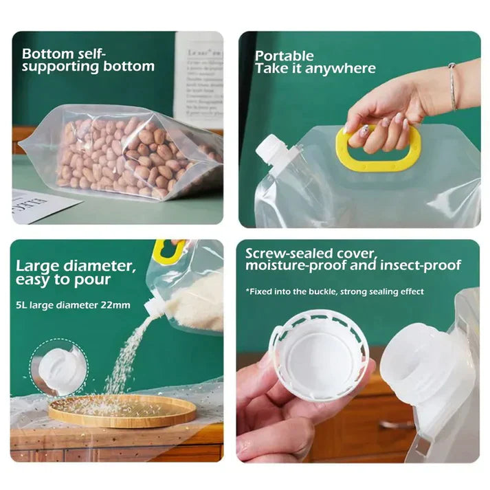 ABS Quality Moisture-Proof Sealed Bags 🔥Grab Pack of 8 @ Rs. 899 Only 🔥