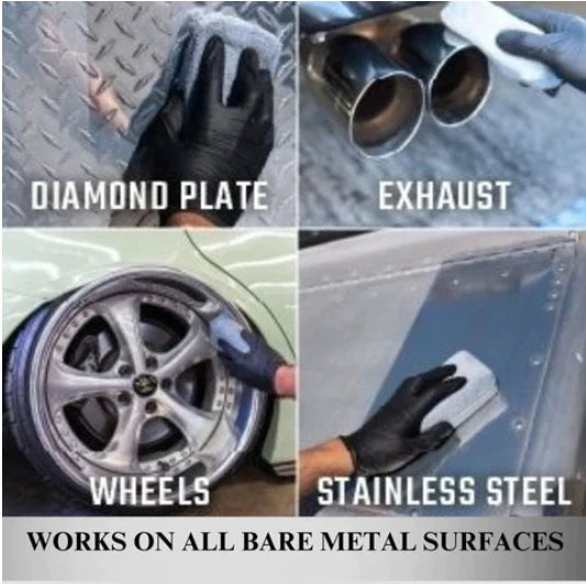 Metal and chrome shiner