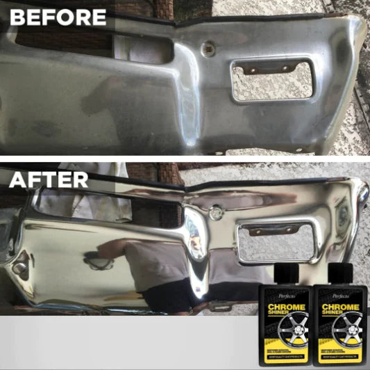 Metal and chrome shiner